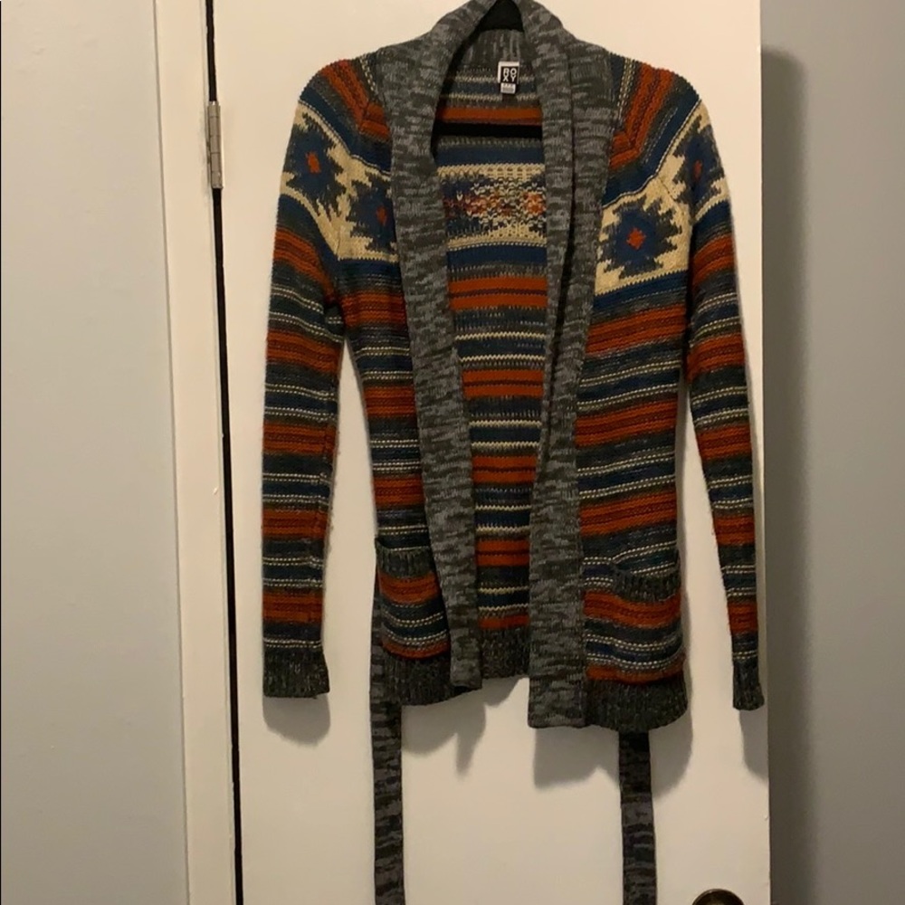 Roxy tie sweater